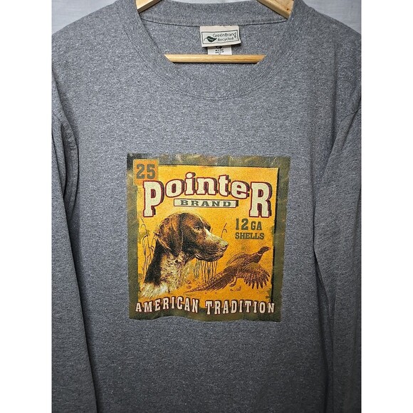 Pointer Brand Outfitter Green Recycled Long Sleeve, USA Made, Sz Lg, Gray, 91933 - Picture 4 of 9
